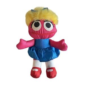 VTG 1993 Sesame Street Bean Pals Prairie Dawn Plush HTF RARE Child Division Poly